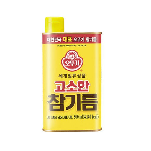 (오뚜기) 고소한 참기름 huile de sesame 500ml dlc 072026